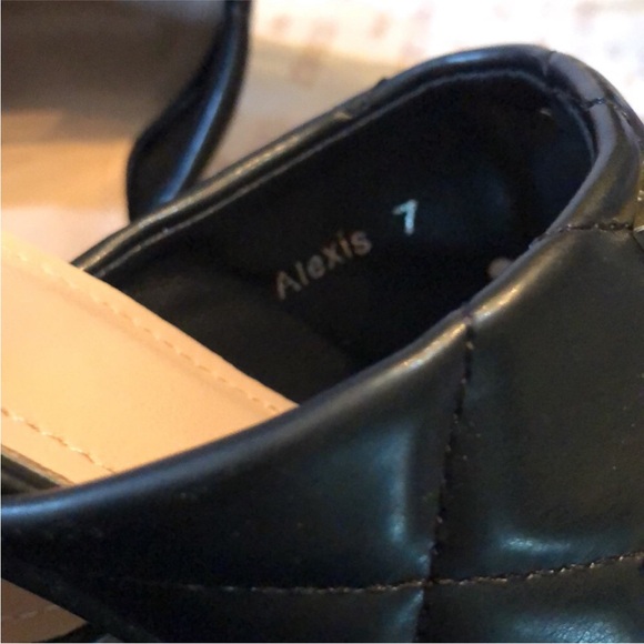 🌟G. C. Shoes Quilted Studded slip on chunky heel sandals storage bags & box - Picture 12 of 16